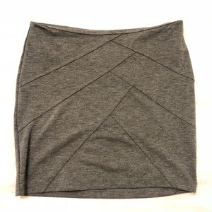 Grey Mini Skirt, Size M